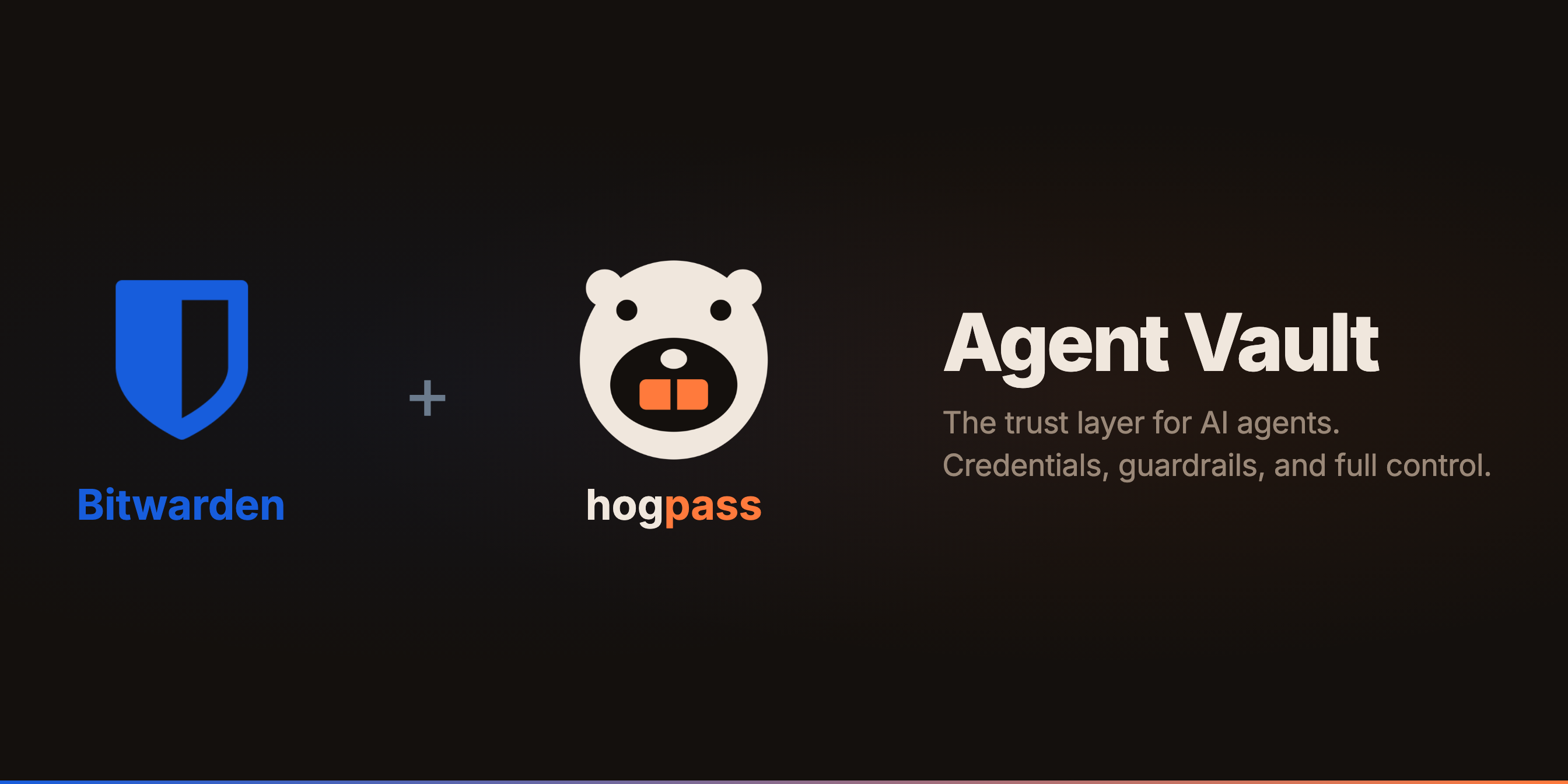 Bitwarden Integrates with Hogpass Agent Vault